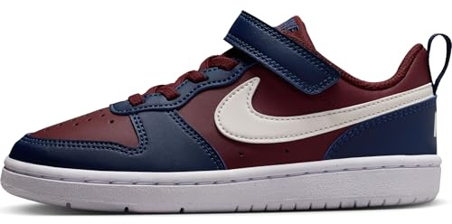 Nike Court Borough Low Recraft Schuh Für Jüngere Kinder, Dark Team Red/Soft Pearl-Midnight Navy, DV5457-602, 28 EU (11C US)