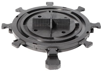 Gartenwelt Riegelsberger Plattenlager PRO Terrassenlager Stellfuß für Terrassen-Platten Keramik Stein Beton Fliesen höhenverstellbar 10-15 mm (20 Stück)