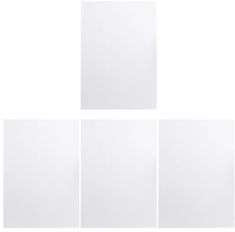 Kratzpapierblöcke Notizblock Augenschutzpapier Weiß Papier | Berechnungspapier, Graffiti Papier, Skizzenbuch, 4 Stück Pack, Praktische Schreibblöcke für Schüler