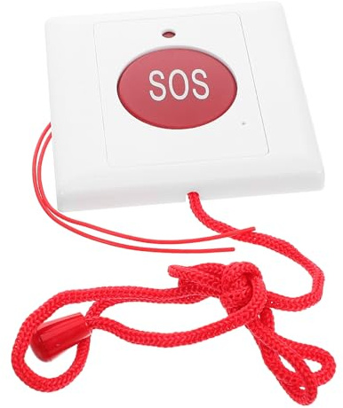 HOMOCONO Emergency Call Button for Elderly with User Friendly Design and Plastic Material, for Home and Travel Safety Assistance