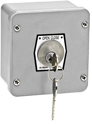 MMTC 1KX Nema 4 Exterior Tamperproof Open-Close Key Switch Surface Mount