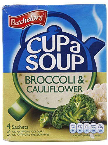 Batchelors Cup a Soup Broccoli & Cauliflower Instant Soup Sachet, 100 g (Pack of 1)