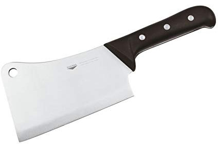 Paderno 18220-20 Coltello Falcetta Macellaio, in Acciaio, 20 cm