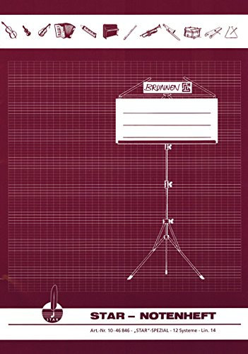 STAR Notenheft Spezial BRUNNEN 8 Blatt A4