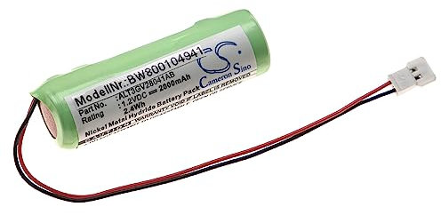 vhbw Akku kompatibel mit Alcatel 8068 BT, 8068, 4068, 4068 IP, 4068 Bluetooth, 4068 IP Touch schnurlos Festnetz Telefon (2000 mAh, 1,2 V, NiMH)