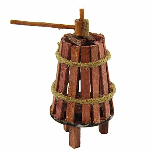 Rossi Rosa Traubenpresse aus Holz, Durchmesser 4 cm, Höhe 8,5 cm, Mehrfarbig, Einheitsgröße