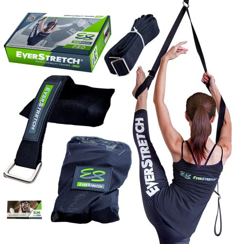 EverStretch Stretch Band: Werde noch flexibler mit dem Yoga band Flexibility Trainer PRO Premium Stretching Equipment für Ballett, Tanz, Gymnastik. Beinstrecker deine strap stretch maschine