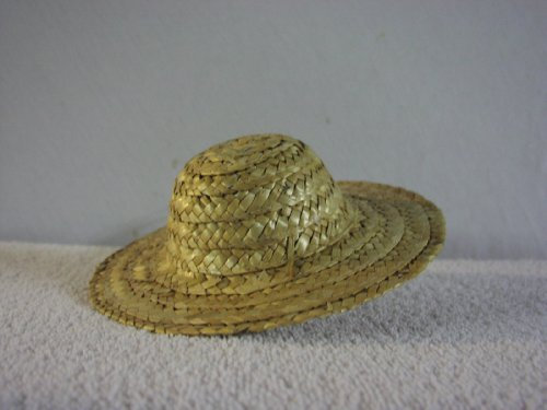 Darice Chapeau de Paille Rond, 20,3 cm, Naturel