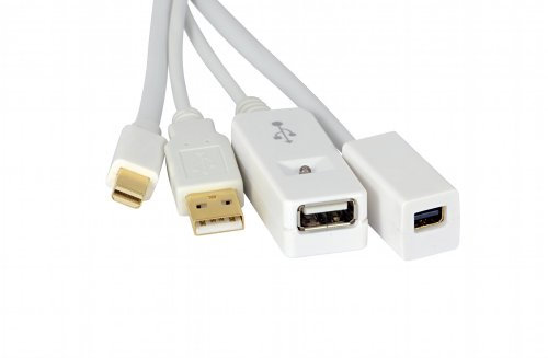 Dr. Bott® Mini DisplayPort Extension Pro v2, Verlängerung mit USB, 3 m
