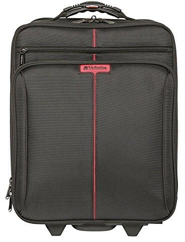 Verbatim Copenhagen Laptop-Trolley 16 Zoll, Aktentrolley mit Rollen, Business-Rollkoffer mit Zahlenschloss & großzügigem Kleidungsfach, für Geschäftsreisen & Wochenend-Trips, gepolstert