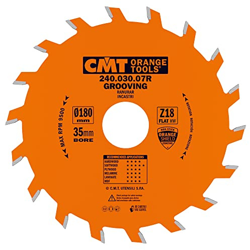 CMT ORANGE TOOLS 240.030.07R - NUTKREISSÄGEBLATT 180X3X35 Z=18 FLACHZAHN