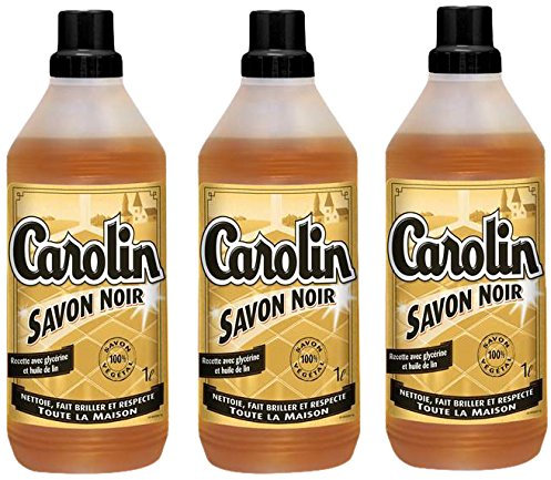Carolin Savon Noir 1l - Lot de 3