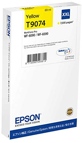Epson C13T907440 (T9074) Ink cartridge yellow, 7K pages, 69ml