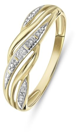 Diamond Luxury - Ring aus 585 Gelbgold mit Diamant