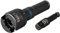 Klein Tools NRHD4 Schlag-Steckschlüsselsatz, 4-in-1 SAE Steckschlüssel, 4-Punkt-Stecknüsse: 3/4, 13/16, 1, 1-1/8 Zoll Stecknüsse und 7/16 Zoll Sechskant-Adapter