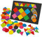 Springboard Pre-Cut Coloured Paper Mega Mosaics - Square, Triangle, and Circle Mosaic Kits for Children - Arts and Crafts for Kids - Assorted Shapes and Colours - Pack of 2000