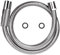 Stainless Steel Shower Hose Chrome Kitchen Sink Mixer Tap Replacement Spray Pull Out Sprayer POUGEO Commercial Basin Faucet Hose,45inch hose