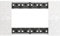 Bticino KA4804MW Living Now - Placca 4 Moduli, Pixel, 147.5 x 86 x 20 mm