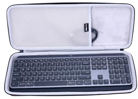 LTGEM Hülle kompatibel mit Logitech MX Keys S/MX Mechanical/MX Keys Wireless Keyboard (Innen: 43,4 x 15,2 x 2,8 cm), nur Hülle