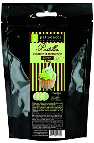 PATISDECOR Chocolat au Lait Arome Citron 250 g