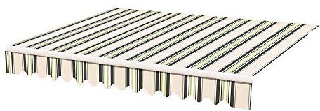 Blümme Multi-stripe Awning Replacement Fabric Top Cover for Garden Patio Canopy 3x2.5m