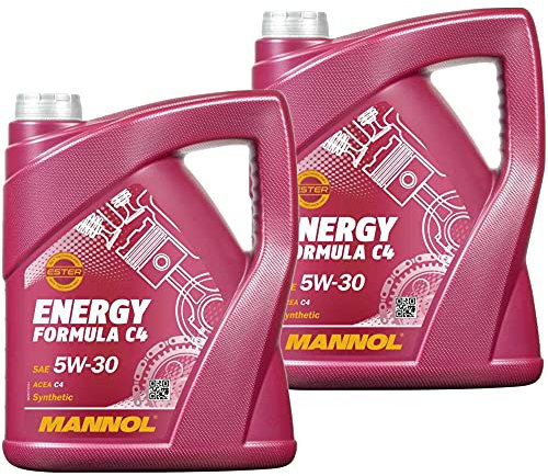 QR-Parts Set 85493710 MN7917-5 2x MANNOL 5 Liter 7917 Energy Formula C4 5W-30 Leichtlauf-Motoröl ACEA