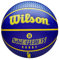 Wilson Basketball, NBA Player Icon, Steph Curry, Golden State Warriors, Outdoor und Indoor, Blau / Gelb, 7