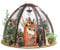 DIY Dolls House Cathys Flower House, Wooden Dollhouse Miniature 3d Greenhouse Kit Green House Handmade Dollhouse Kit Mini House Furniture Women Girls Gift Birthday Christmas Valentine