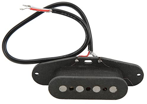 Micros à simple bobinage, micro à surface brillante noir avec son propre pour basse et guitares à 4 cordes