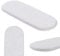 ECOBIZ 100% Cotton Waterproof Moses Basket Mattress Protector - Washable, Soft Absorbent, Anti-Allergy, Non-Noisy, Breathable