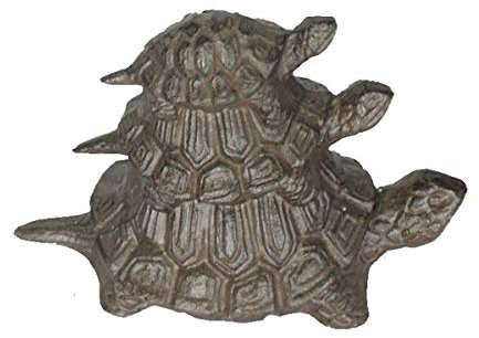 QEXTY Door Stoppers Cast Iron Door Stop Metal Cast Iron Windproof Door Stop For Home Villas Exquisite Wrought Iron Ornaments (Color : Cast Iron, Size : 19.2x10.3x13.5cm)