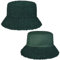Seeberger Teddy Fur Wendehut Bucket Hat Fischerhut Kunstfellhut Damenhut Stoffhut (One Size - dunkelgrün)