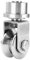 LYXDWRC Rueda Universal con Ranura en V/U/H de Acero Inoxidable 304, Rodillos for Puerta corrediza, Rodillos for riel de Tierra, Rueda de elevación Industrial (Size : 68 U-Type)
