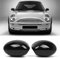VISLONE Spiegelabdeckkappengehäuse Ersatz für B-M-W Mini Cooper R Serie R50 R53 R52 2000–2008, 51167030715, 51167030716 (schwarz, 1 Paar)