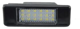 HLQXHM Für Peugeot 106 1007 207 307 308 3008 406 407 508 607 für Citroen C2 C3 C4 C5 C6 C8 DS3 Kennzeichenbeleuchtung Kennzeichenleuchte (Farbe: L Seite)