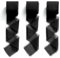 Chiffonband Schwarz Geschenkband, 38mm x 19,2 m Dekoband, MORSUNBELA Schleifenband, Dekoration Stoffband für Hochzeit Party Valentinstag Geburtstag Geschenke