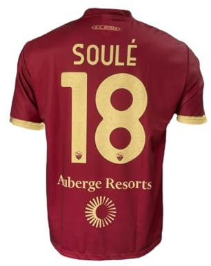 AS Roma Maglia Replica Ufficiale, Soulé, Rossa Home, M