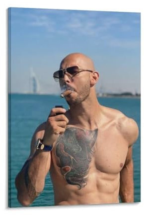 KPOKAHT Andrew Tate Poster, Kunstdruck, Wandfoto, Poster, hängendes Bild, Familiendekoration, 30 x 45 cm