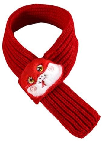 Puwaiio Stricken Sie einen Feiertags-Katzenschal, häkeln Sie einen Hundeschal für das Jahr der Schlange - Katzenschals Schöne Winteroutfits | Gestricktes -Winter-Hundehalstuch, Urlaubsdekoration für