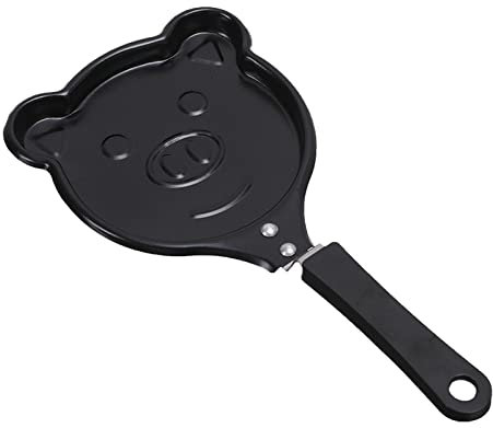 QTYQWC ,Soup Pot Love Frying Pan Creative Breakfast Pan Iron Mini Breakfast Frying Pan Mold Wok