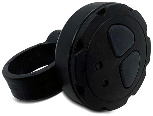 Doormate 2 Universal Motorcycle & Bicycle Garage Door Remote 30ft Range | Dual-Button Control for Multiple Garage Doors & Gates | Handlebar & Stem Cap Mount | IP65 Water & Dust Resistant