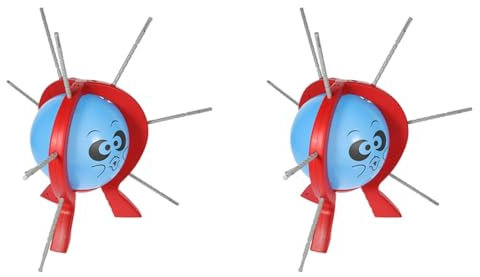 Louttary 2X Ballon-Platzen-Spiel, Familien-Brettspiel, Stanzballons für Füllen Von Partytüten, Partyspiel, Elternspiel, Desktop-Spielzeug