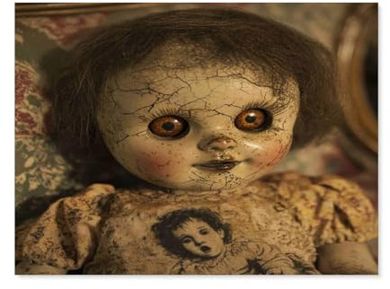 1000 Pieces Adult Jigsaw Puzzle, Educational Game, Challenge, Toy, Movie Horror Doll Gift Home Decor 38x26cm