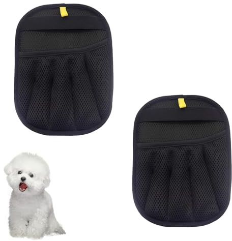 2 Stk Tierhaarentferner Handschuh,Fellmagnet,Haarentfernungshandschuh,Katzenhaarentferner Handschuh Fell Magnet Tierhaarentfernung Elektrostatischer,Pet Hair Remover Glove,Tierhaarentfernungshandschuh
