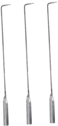 DECHOUS 3 Stück Kaminbesteck Aus Stahl Feuerpickel Für Grill Und Kamin Vielseitiges Feuerstellenzubehör Für Indoor Und Outdoor Kompakt Und Tragbar