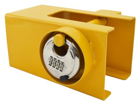 Cadenas de verrouillage pour remorque - Acier inoxydable universel Accessoires pour voiture résistant - Cadenas pour porte de chargement conteneur camion camping-car fourgon