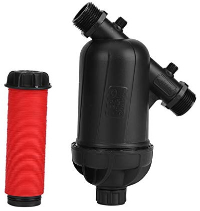 Mimdixy Filtro a Disco di Livello da 120 Mesh, 130 Micron, Filtro a Disco per irrigazione a Goccia, connettori per Tubi Flessibili a Schermo filtrante Laminato per irrigazione a Goccia,