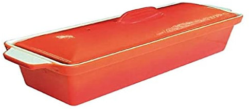 Vogue W456 Orange Pate Terrine 1.7Ltr 110X340X105mm Commercial Pan Dish