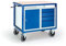 Rollcart Tischwagen 2 Ladeflächen höhenverstellbar Stahl-Schubladenschrank, 1090 x 700 mm, 07-4307 / H