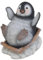 Vivid Arts – Schlitten Pinguin Real Life, Kunstharz – New Christmas Collection